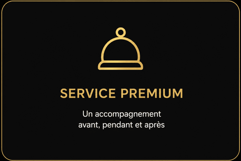 Un accompagnement pendant avant et après avec le Pack luxury