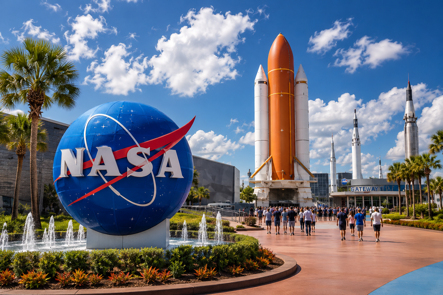 Fusées et installations du Kennedy Space Center