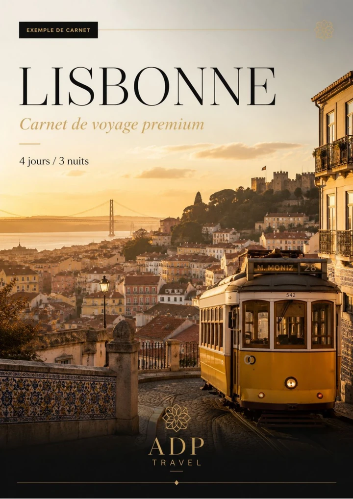 Couverture du carnet de voyage Lisbonne ADP Travel